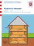 Radon in Hessen. Praktische Informationen zum Strahlenschutz