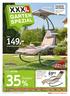 149,- SAISON- XXXL AKTION 299,- GARTENLIEGE NUR SOLANGE DER VORRAT REICHT! AUF GEKENNZEICHNETE GARTENMÖBEL MEIN EINRICHTUNGSHAUS. INKL.