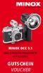 MINOX DCC 5.1. Das Zubehör-PROGRAMM. Accessories. Gutschein. Voucher