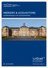 MERGERS & ACQUISITIONS. Zertifikatslehrgang an der Universität Münster