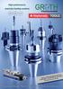 High performance. precision tooling systems. Catalogue Toolholding Systems. Präzisionswerkzeuge. Katalog Werkzeughaltersysteme. Catalogue porte-outils