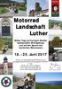 Motorrad Landschaft Luther