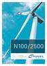 N100/2500. Ertragsstarke Windenergieanlage für Binnenstandorte.