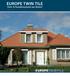 EUROPE TWIN TILE Dach- & Fassadensysteme aus Aluzinc