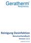 Reinigung Desinfektion Benutzerhandbuch Version 1.2.1