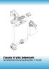 Classic 9 V4A Edelstahl. Schiebetürröhrenlaufwerke, C-Profil