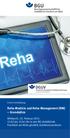 Reha-Medizin und Reha-Management (RM) Grundsätze