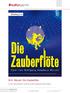 W.A. Mozart: Die Zauberflöte. In einer märchenhaften Inszenierung des Budapester Operntheaters. Kulturgipfel GmbH Landsberger Str. 72 D München