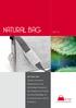 NATURAL BAG. Taschen mit hohem. Designanspruch aus. nachhaltiger Produktion. Eine Kollektion für Freizeit. und Geschäftsalltag.