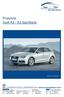 Preisliste Audi A3 / A3 Sportback