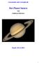 Astronomie und Astrophysik. Der Planet Saturn. von Andreas Schwarz
