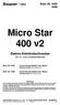 Micro Star 400 v2. Elektro-Kleinhubschrauber für In- und Outdoorbetrieb. Vormontiertes Modell inkl. Motor, (Riemenantrieb des Heckrotors)