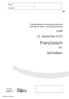 Französisch. Schreiben. 22. September 2016 HUM. Standardisierte kompetenzorientierte schriftliche Reife- und Diplomprüfung.