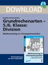 DOWNLOAD. Grundrechenarten 5./6. Klasse: Division. Mathetraining in 3 Kompetenzstufen