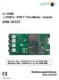 SPM- H4TCT. 4 x HDMI DVB-C / DVB-T Twin-Modul / module. Bedienungsanleitung/ User manual