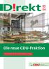 rekt 09 Die neue CDU-Fraktion Informationsdienst der CDU-Fraktion des Sächsischen Landtages