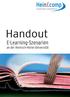 Handout. E-Learning-Szenarien. an der Heinrich-Heine-Universität