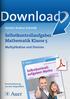 Download. Selbstkontrollaufgaben Mathematik Klasse 5. Multiplikation und Division. Kerstin-Andrea Schmidt. Downloadauszug aus dem Originaltitel: