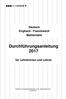 Durchführungsanleitung 2017