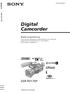 Digital Camcorder DSR-PD170P. Bedienungsanleitung DSR-PD170P (1)