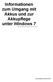 Informationen zum Umgang mit Akkus und zur Akkupflege unter Windows 7. Windows ist ein registriertes Warenzeichen der Microsoft Corporation