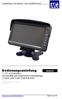 Bedienungsanleitung 7 TFT-LCD-Monitor2 mit Standfuß und integriertem Funkempfänger 2 Kanal Color-Video-Control-Monitor