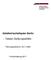Abfallwirtschaftsplan Berlin. - Teilplan Siedlungsabfälle - Planungszeitraum: