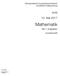 Standardisierte kompetenzorientierte schriftliche Reifeprüfung AHS. 10. Mai Mathematik. Teil-1-Aufgaben. Korrekturheft