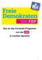 Das ist das Kurzwahl-Programm Landtagswahlprogramm 2017 von der Beschluss des Landesparteitages am 19. und 20. November 2016 in Neuss