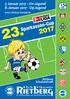 23. Rietberg. Sparkassen-Cup. 7. Januar 2017 U11-Jugend 8. Januar 2017 U9-Jugend. Rietberg. Schulzentrum. TuS Viktoria.