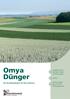 Omya Dünger Die Qualitätsdünger für Ihre Kulturen. Düngerformulierungen ENTEC. Fachkundiger, persönlicher Beratungsservice