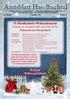 13. Haselbachtaler Weihnachtsmarkt Sonntag, 14. Dezember 2014 von 10 bis 18 Uhr Kulturscheune Reichenbach