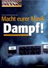 Dampf! Macht eurer Musik. recording. MASTERING Kompressoren richtig einsetzen FINALE DYNAMIKBEARBEITUNG