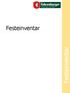 Festeinventar. Festeinventar
