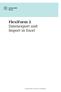 FlexiForm 2 Datenexport und Import in Excel