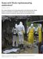 Kann sich Ebola explosionsartig ausbreiten?