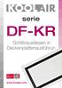 serie DF-KR Schlitzauslässen in Deckenplattenausführun