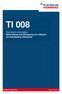 TI 008 Technische Information Behandlung und Reinigung von Gläsern mit bewittertem Siebdruck