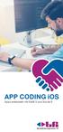 APP CODING ios. Apps entwickeln mit Swift 3 und Xcode 8