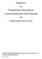 Reglement zur Postgradualen Weiterbildung in psychoanalytischer Psychotherapie am Freud-Institut Zürich (FIZ) 1