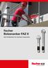 fischer Bolzenanker FAZ II Der Kraftbolzen für höchste Ansprüche.