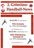 2. Grömitzer Handball-News