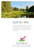 Golf für Alle SWISS GOLF BUBIKON. Swiss Golf Bubikon, Kämmoos, 8608 Bubikon Tel ,