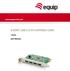 4-PORT USB 3.0 PCI EXPRESS CARD. User Manual