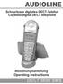 Schnurloses digitales DECT-Telefon Cordless digital DECT telephone. Bedienungsanleitung Operating Instructions DECT 5600 SMS
