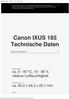 Canon IXUS 185 Technische Daten