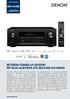 NETZWERK-FÄHIGER A/V-RECEIVER MIT WLAN, BLUETOOTH, DTS-NEO:X UND ECO-MODUS AVR-X3100W.  7-KANAL NETZWERK A/V-SURROUND-RECEIVER