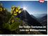 Tirol Werbung / Strategien & Partner DER TIROLER TOURISMUS IM LICHT DES WELTTOURISMUS