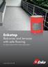 Enketop. Balconies and terraces with safe flooring. the single-component floor-surface coating system.