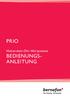 PRIO. Hinter-dem-Ohr Hörsysteme BEDIENUNGS- ANLEITUNG